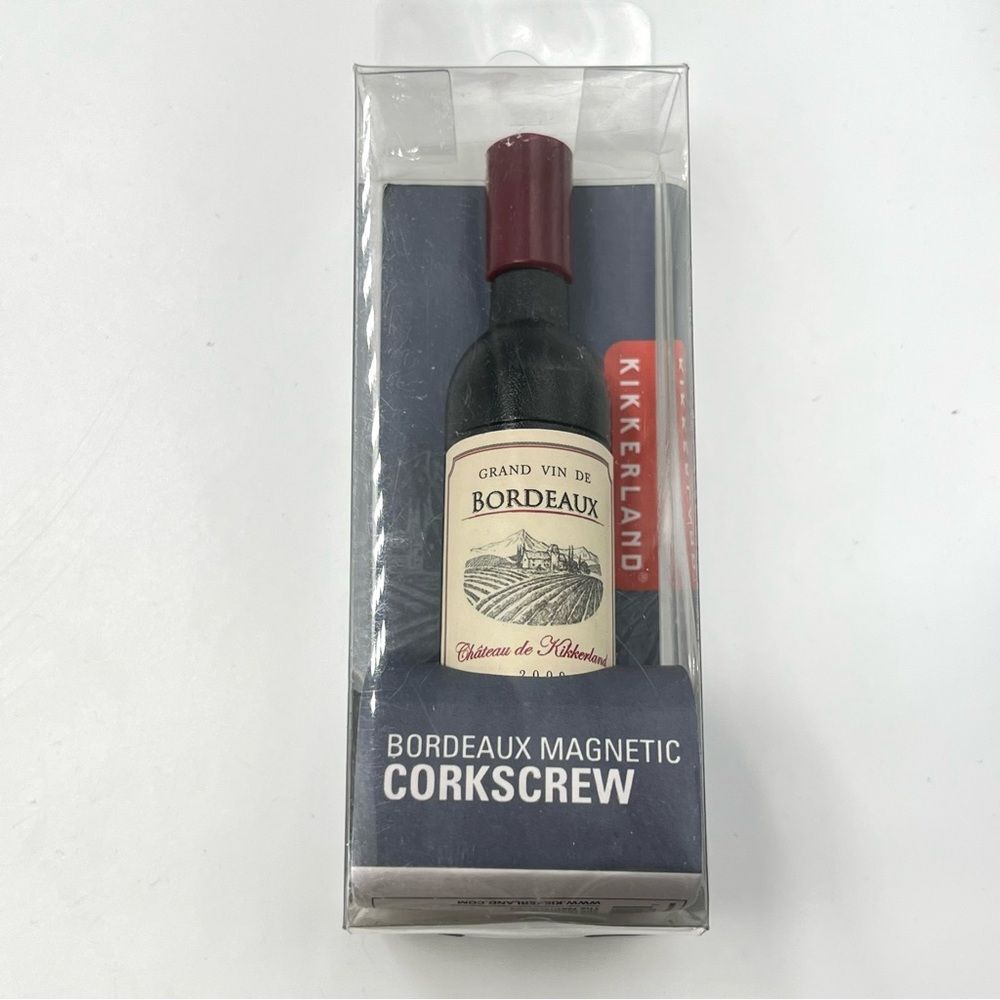 New Bordeaux Wine Bottle Magnetic Corkscrew Bottle Opener Novelty Fridge Magnet